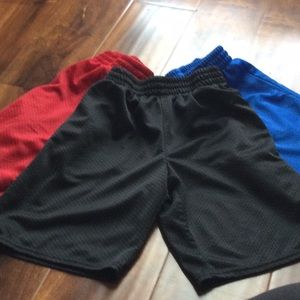 Lot of 3 mesh boys shorts. Size Medium (8)